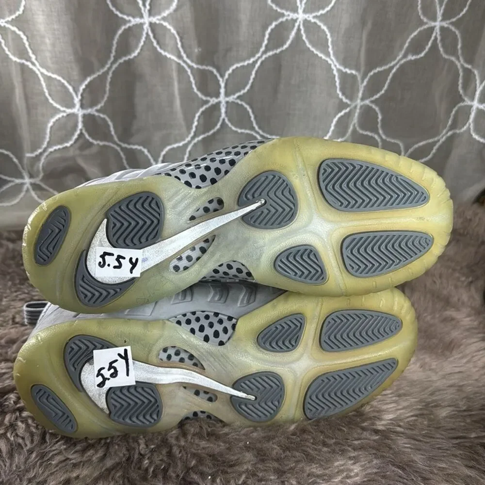 (E3) Nike Air Little Posite One PRM Foamposite Wolf Grey suede GS 2015